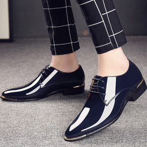 Sapato Masculino de Couro Envernizado