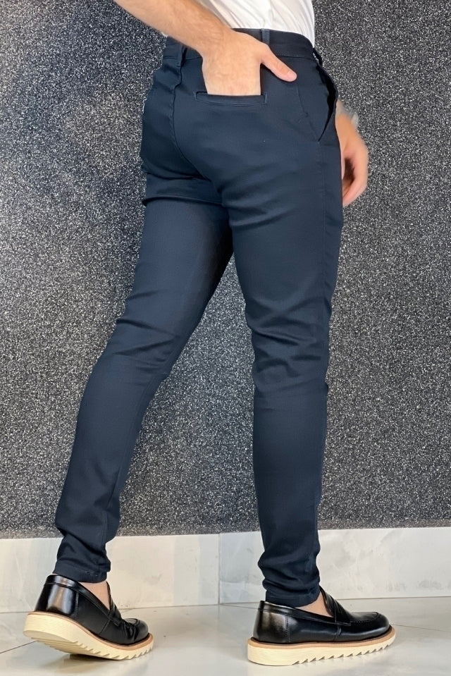 Calça Azul Marinho Italiana