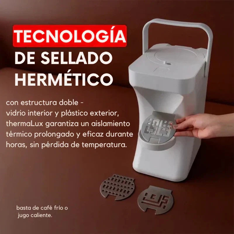 [PAGÁ 1 LLEVATE 2] Botella Térmica ThermaLux® + REGALO: Set de 4 Tazas