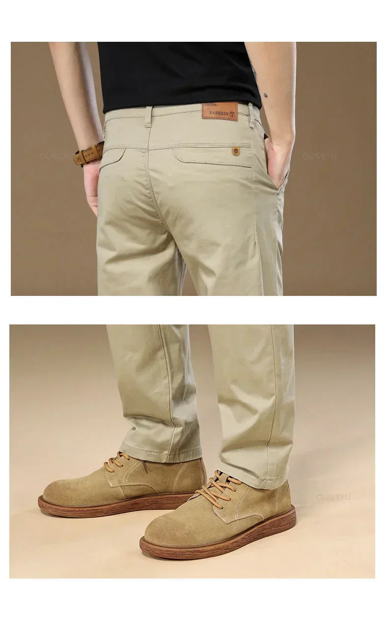 Calça Chino Masculina Rouffman FF55