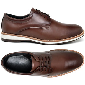 Sapato Casual Masculino Oxford Derby