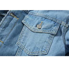 Jaqueta Jeans Masculina Moderna Bellvian - BL176